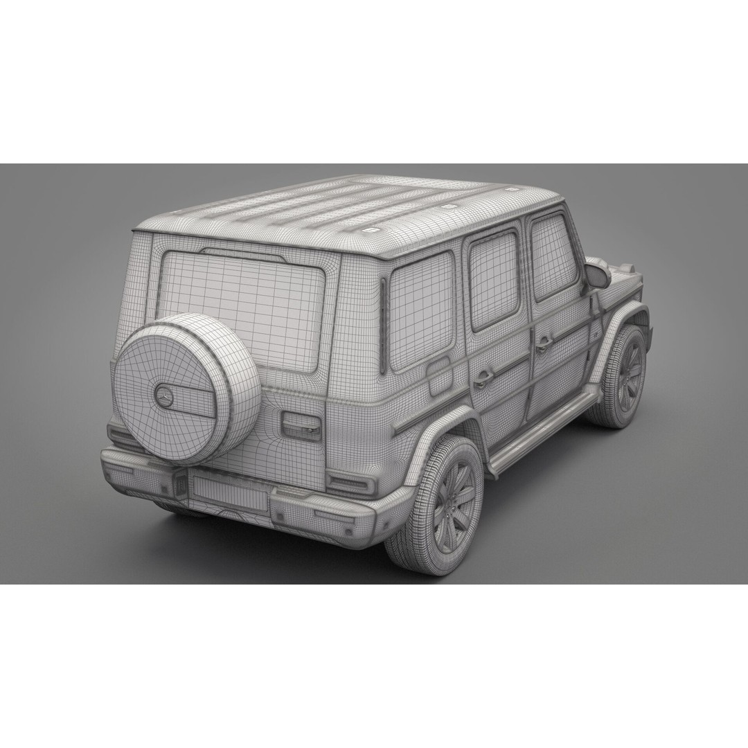 Mercedes-Benz G-Class 2019 3D Model – High Poly SUV Asset, FBX, OBJ