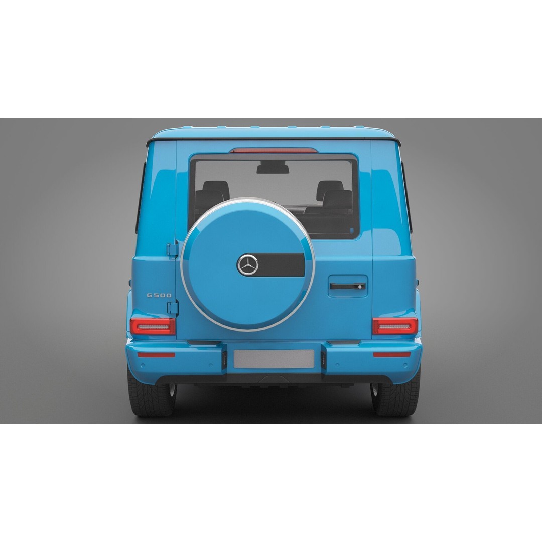 Mercedes-Benz G-Class 2019 3D Model – High Poly SUV Asset, FBX, OBJ - View 10