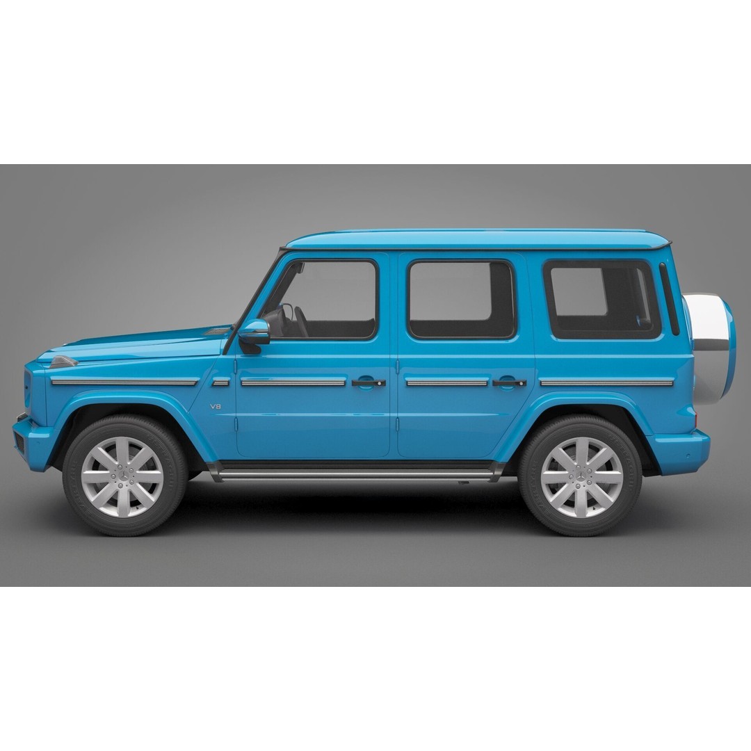 Mercedes-Benz G-Class 2019 3D Model – High Poly SUV Asset, FBX, OBJ - View 12