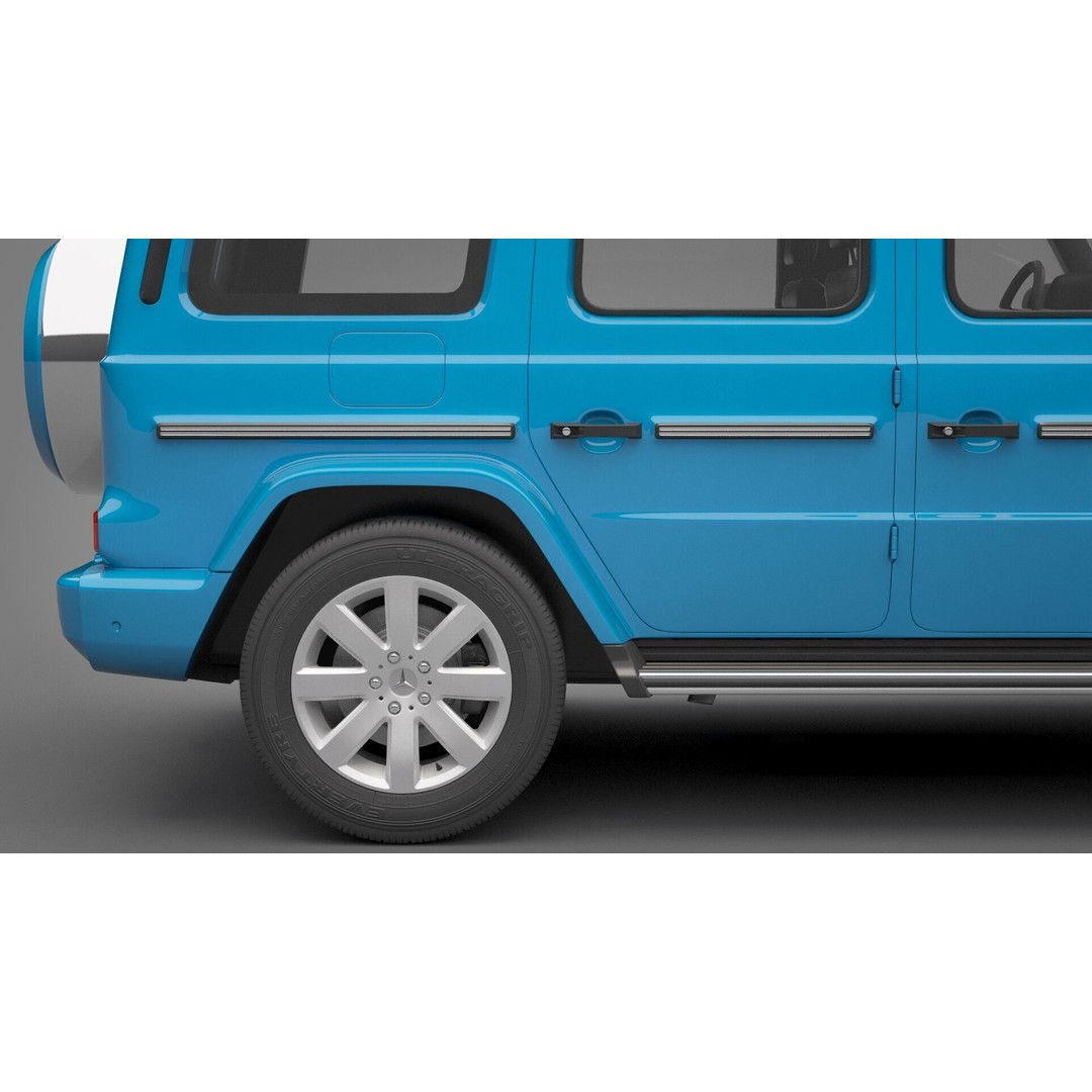 Mercedes-Benz G-Class 2019 3D Model – High Poly SUV Asset, FBX, OBJ - View 15