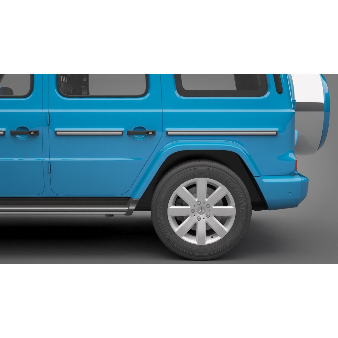 Mercedes-Benz G-Class 2019 3D Model – High Poly SUV Asset, FBX, OBJ - View 17