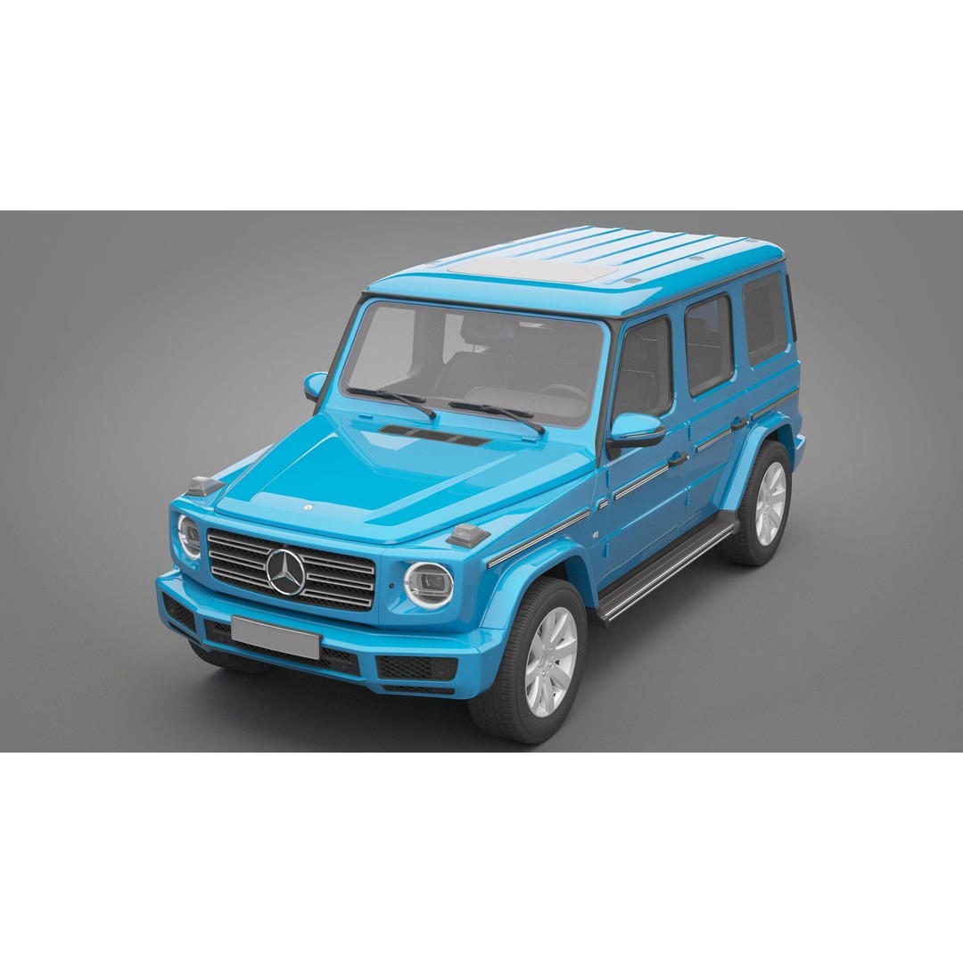 Mercedes-Benz G-Class 2019 3D Model – High Poly SUV Asset, FBX, OBJ - View 18