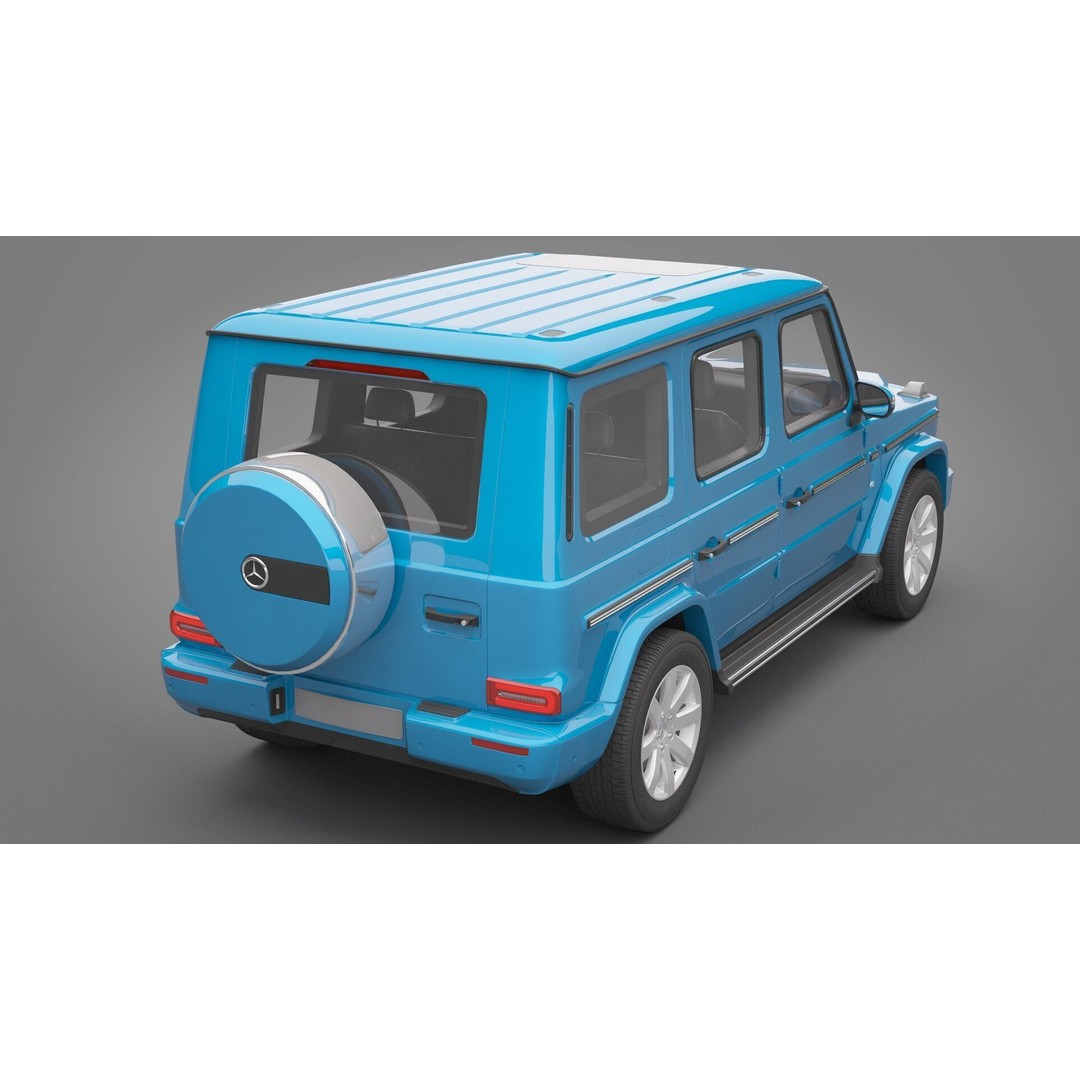 Mercedes-Benz G-Class 2019 3D Model – High Poly SUV Asset, FBX, OBJ - View 19