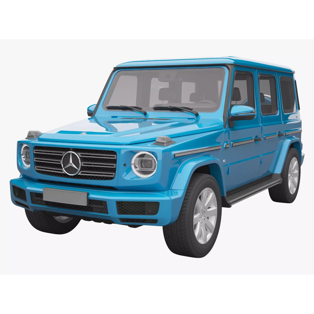 Mercedes-Benz G-Class 2019 3D Model – High Poly SUV Asset, FBX, OBJ - View 2