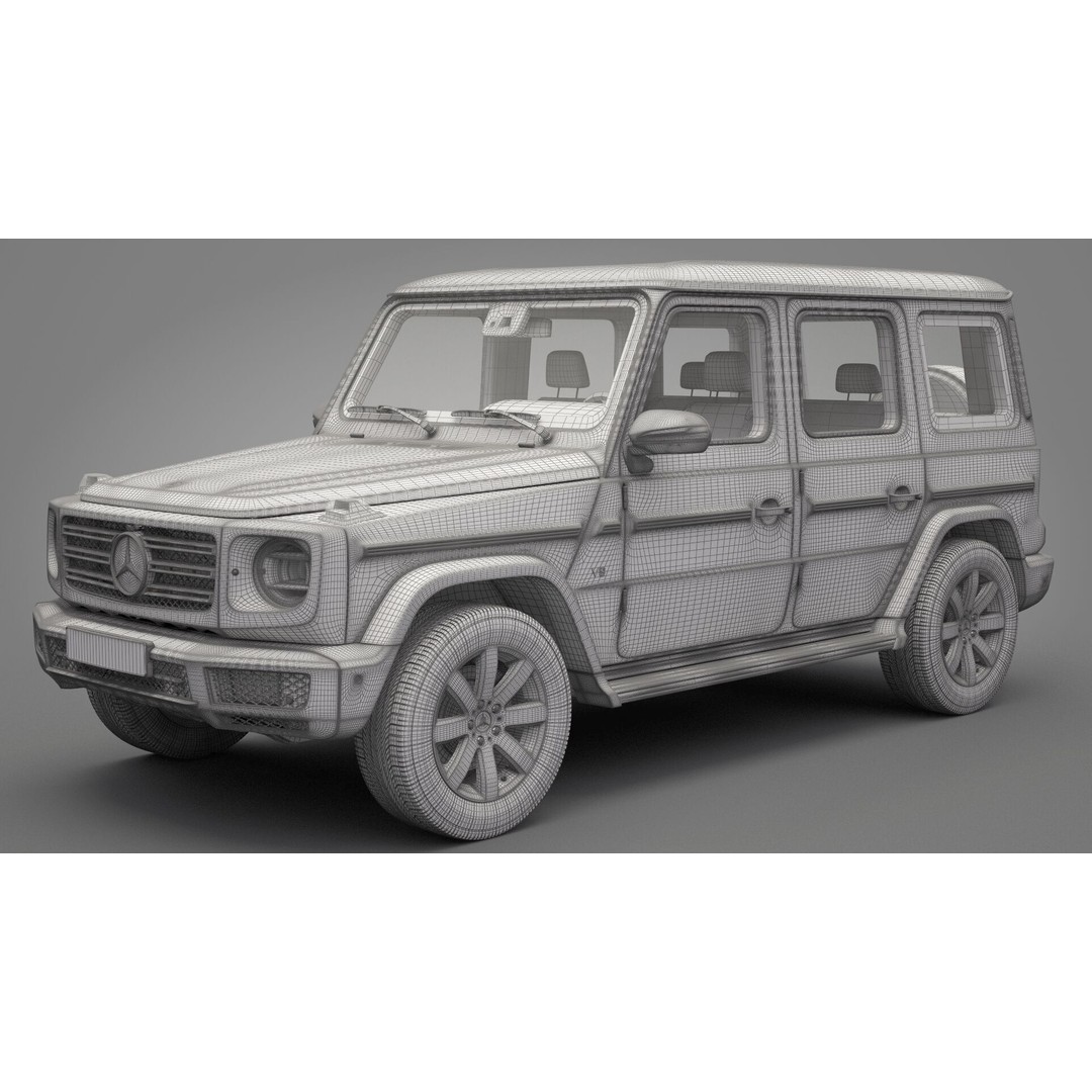 Mercedes-Benz G-Class 2019 3D Model – High Poly SUV Asset, FBX, OBJ - View 20