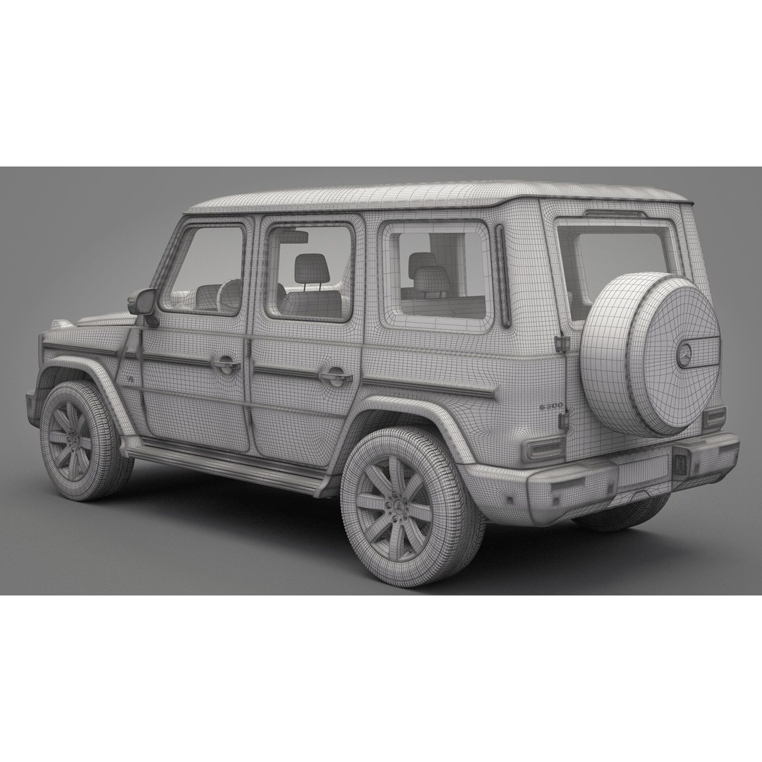 Mercedes-Benz G-Class 2019 3D Model – High Poly SUV Asset, FBX, OBJ - View 23