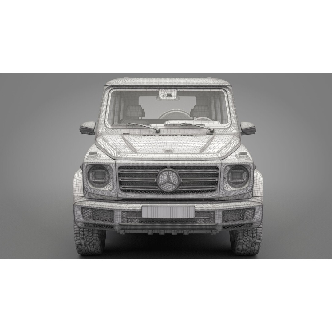 Mercedes-Benz G-Class 2019 3D Model – High Poly SUV Asset, FBX, OBJ - View 24