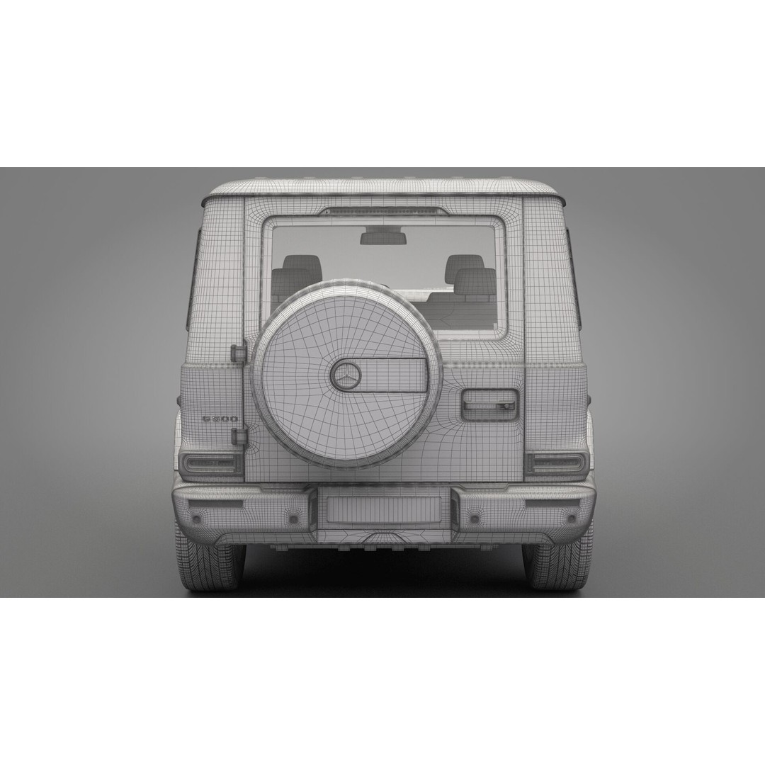 Mercedes-Benz G-Class 2019 3D Model – High Poly SUV Asset, FBX, OBJ - View 25