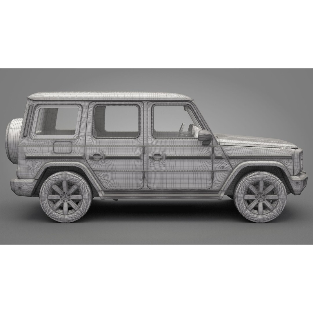 Mercedes-Benz G-Class 2019 3D Model – High Poly SUV Asset, FBX, OBJ - View 27