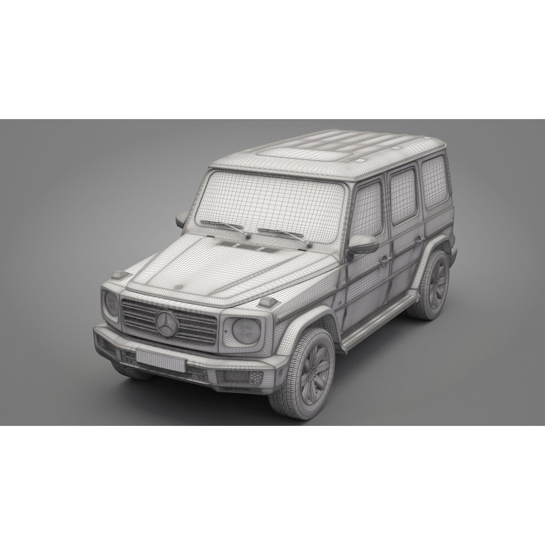 Mercedes-Benz G-Class 2019 3D Model – High Poly SUV Asset, FBX, OBJ - View 28