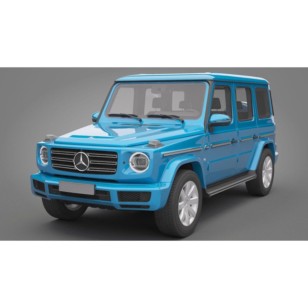 Mercedes-Benz G-Class 2019 3D Model – High Poly SUV Asset, FBX, OBJ - View 3