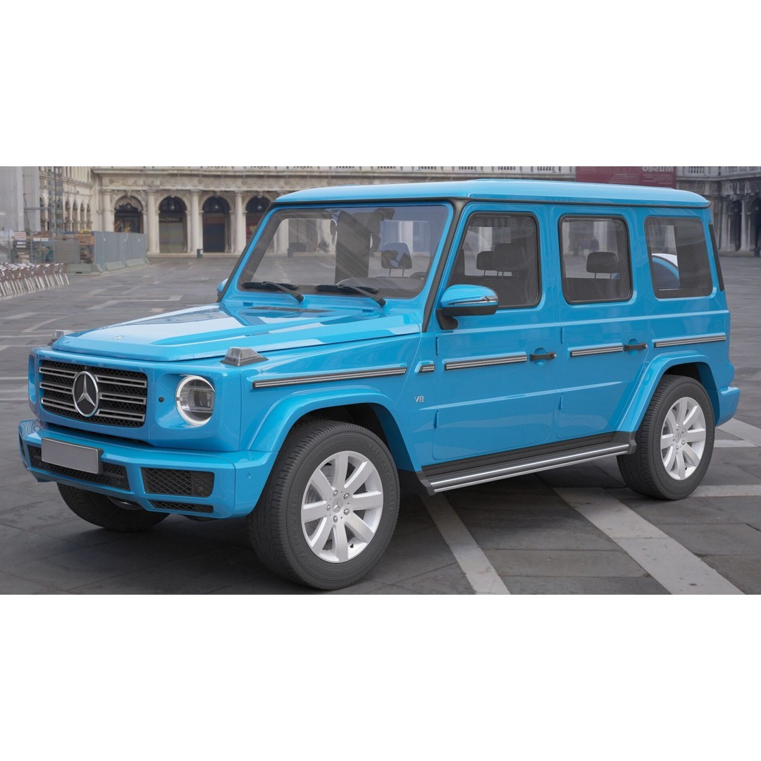 Mercedes-Benz G-Class 2019 3D Model – High Poly SUV Asset, FBX, OBJ - View 4