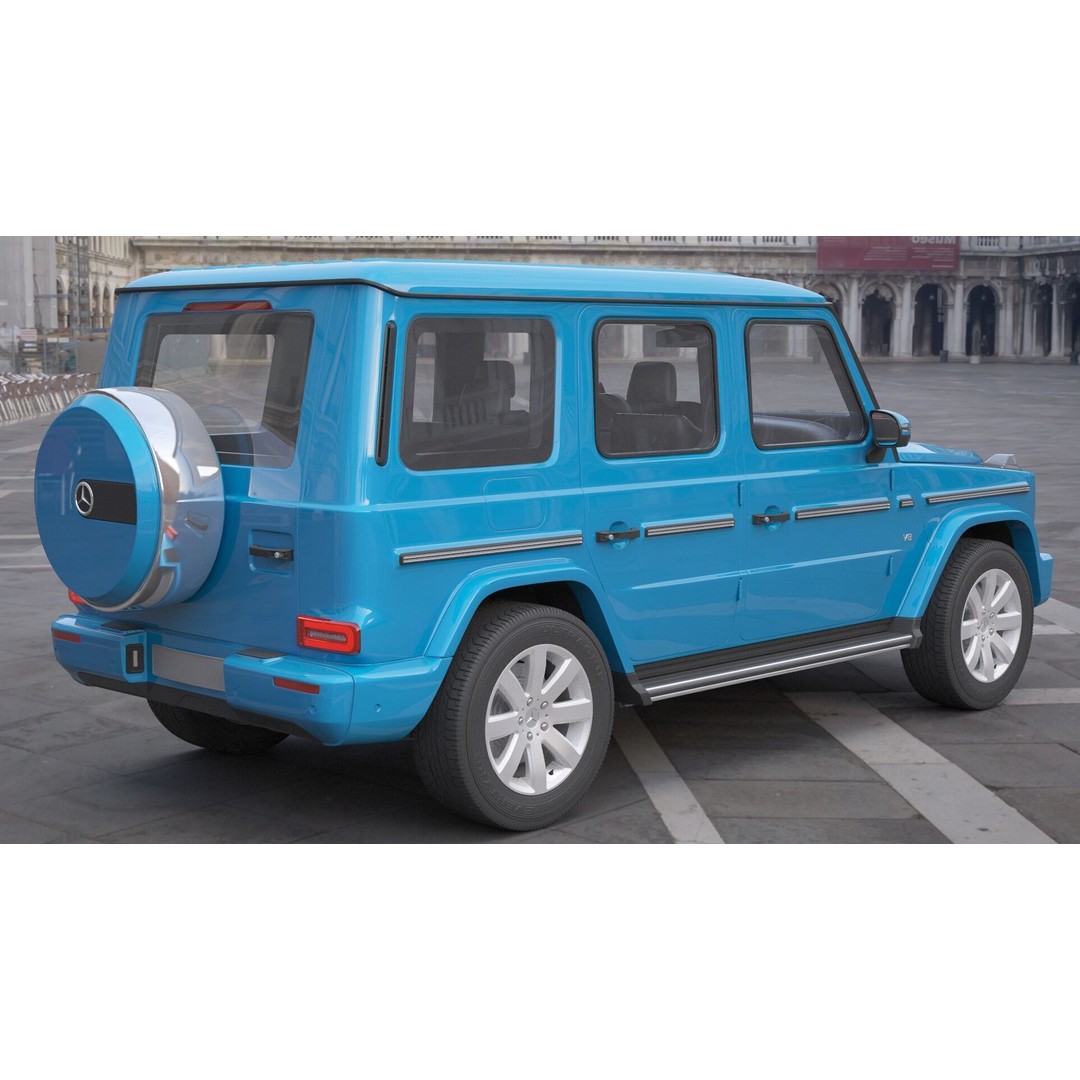 Mercedes-Benz G-Class 2019 3D Model – High Poly SUV Asset, FBX, OBJ - View 5