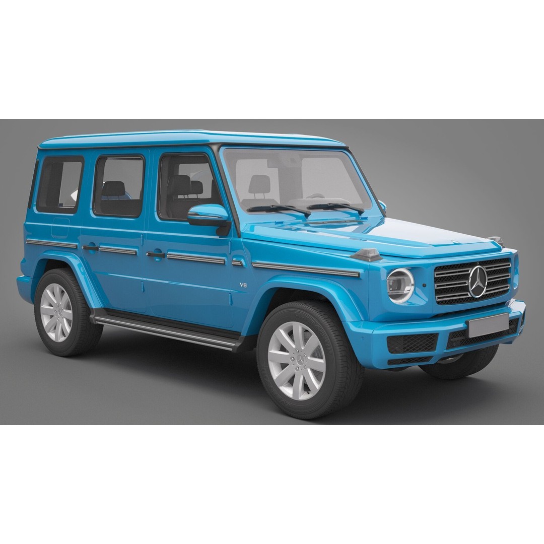 Mercedes-Benz G-Class 2019 3D Model – High Poly SUV Asset, FBX, OBJ - View 7