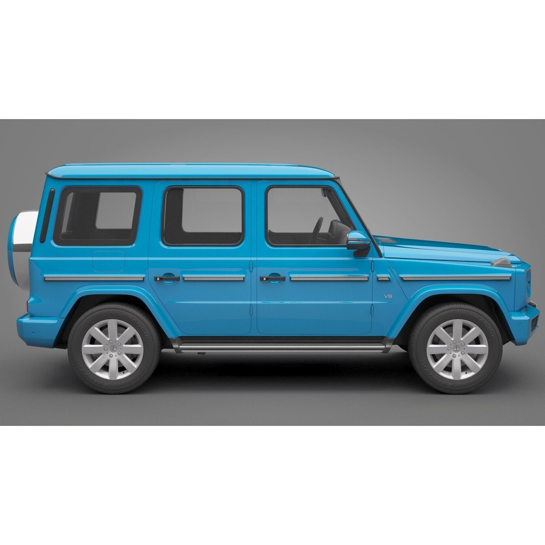 Mercedes-Benz G-Class 2019 3D Model – High Poly SUV Asset, FBX, OBJ - View 8