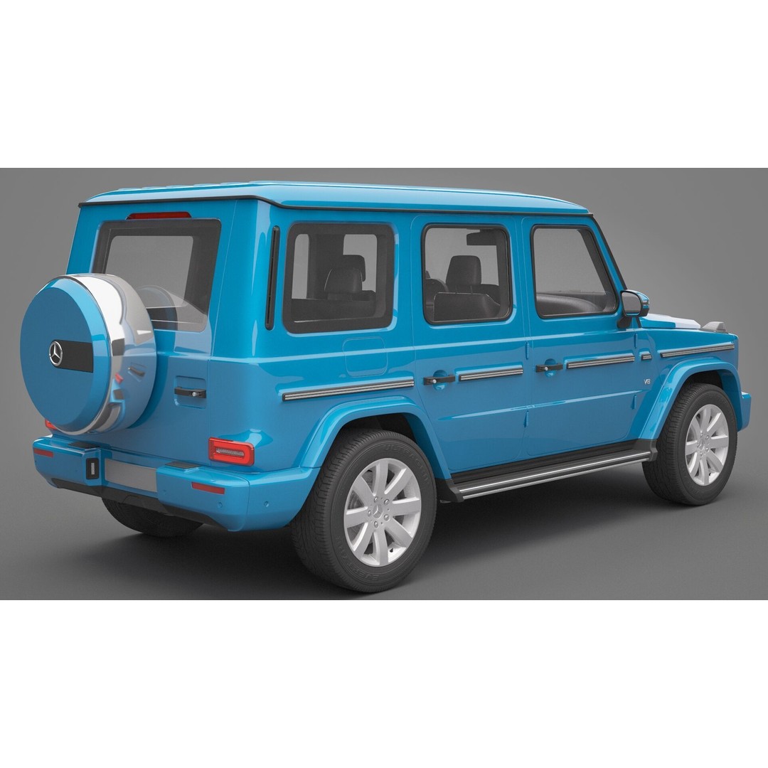 Mercedes-Benz G-Class 2019 3D Model – High Poly SUV Asset, FBX, OBJ - View 9