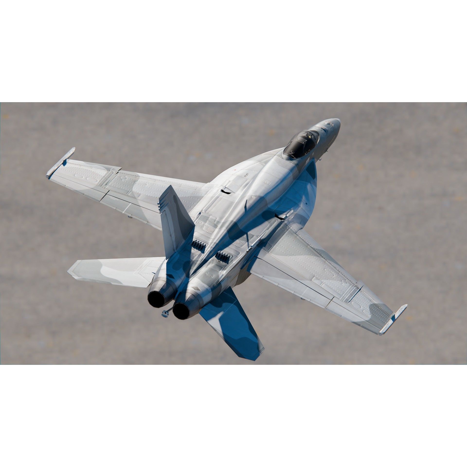 Boeing F A-18E F Super Hornet - Game-Ready 3D Model - View 8
