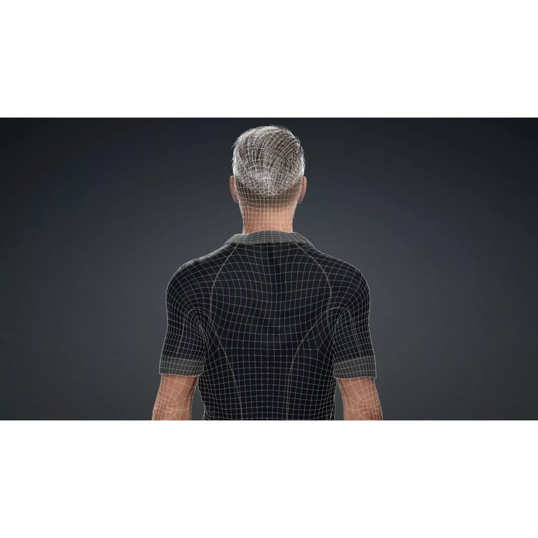 Realistic Male Character 3D Model – Rigged Game Asset, FBX - View 17