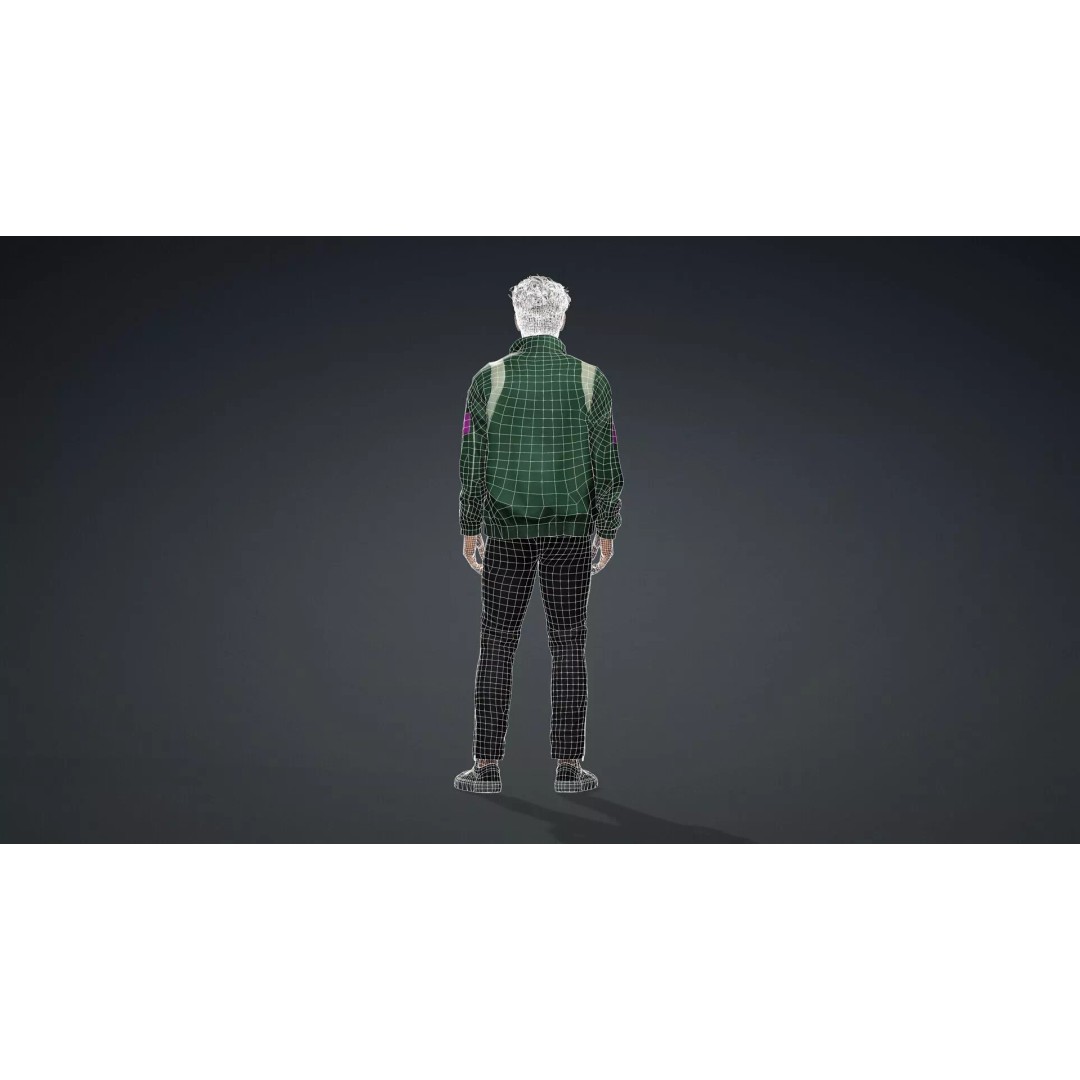 Male Human 3D Model – High Quality Game-Ready Character, FBX - View 16