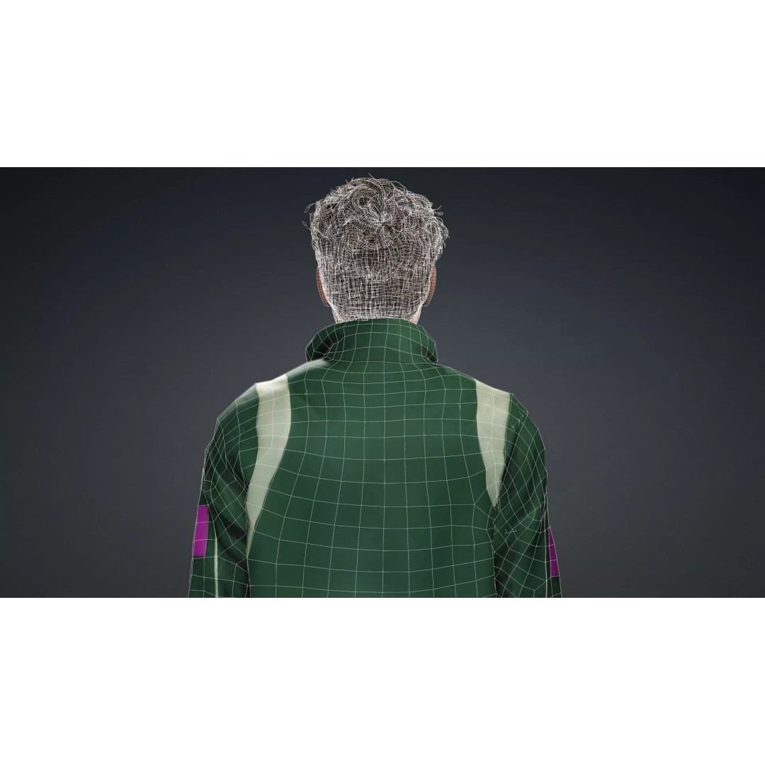 Male Human 3D Model – High Quality Game-Ready Character, FBX - View 17