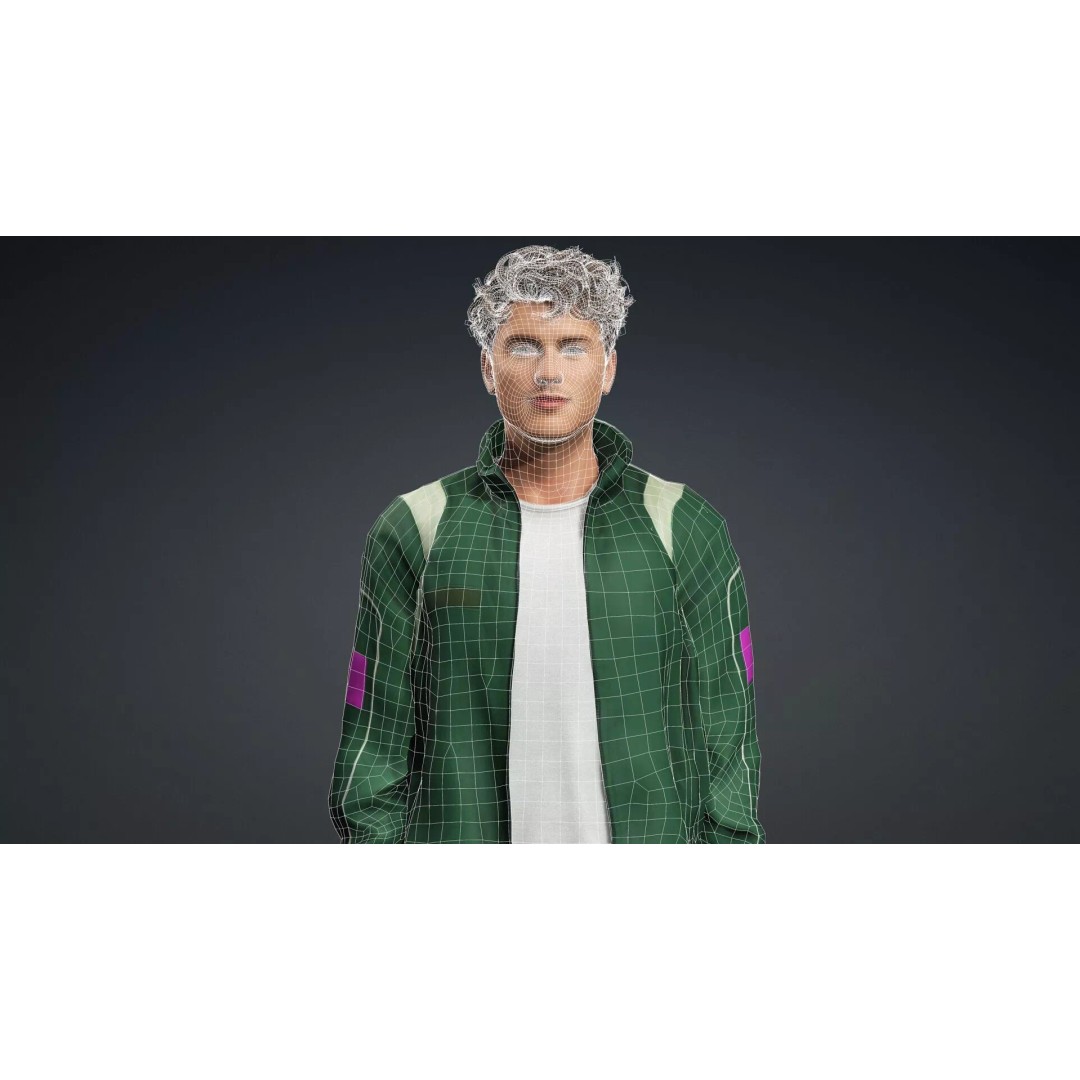 Male Human 3D Model – High Quality Game-Ready Character, FBX - View 18