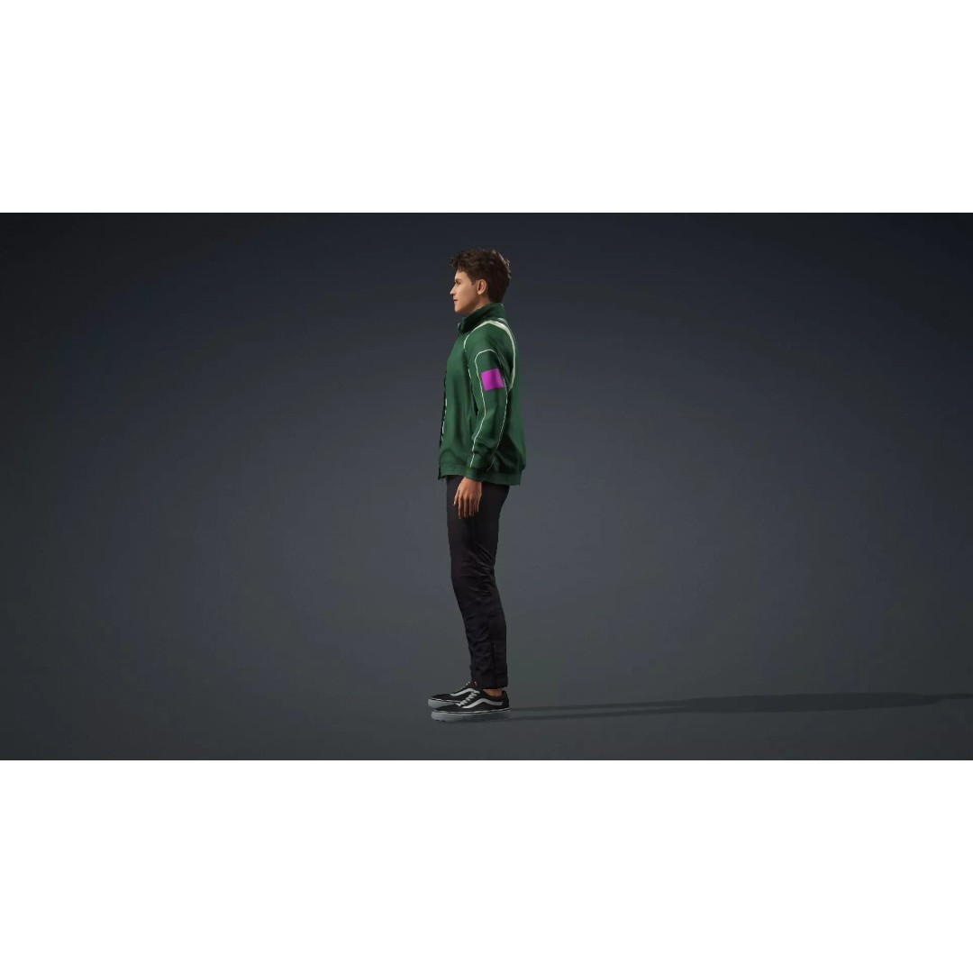 Male Human 3D Model – High Quality Game-Ready Character, FBX - View 5