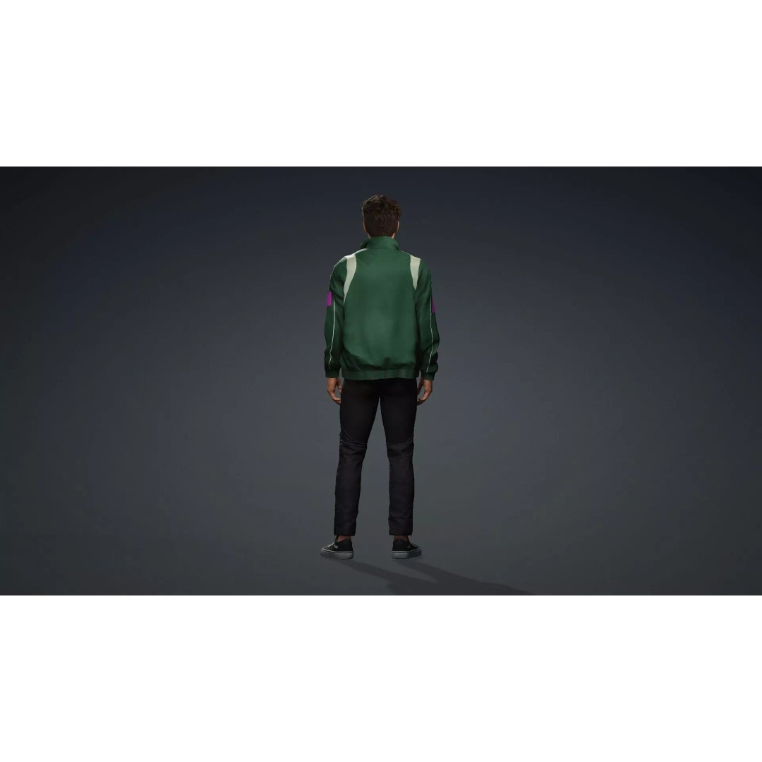 Male Human 3D Model – High Quality Game-Ready Character, FBX - View 6