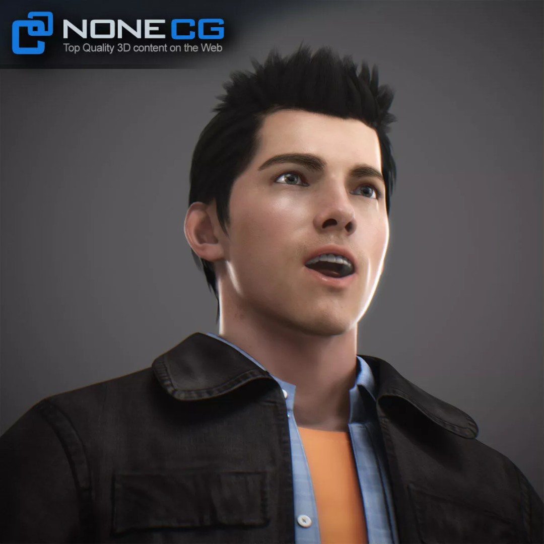 Animated Male Tom 3D Model – Low Poly Character with Rigging and Textures - View 8