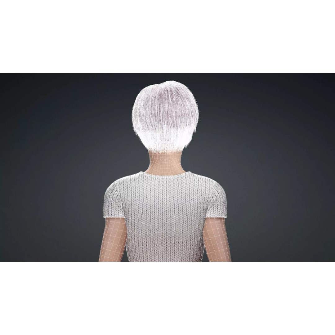 Modern Woman 3D Model – Realistic Rigged Character for Animation - View 17