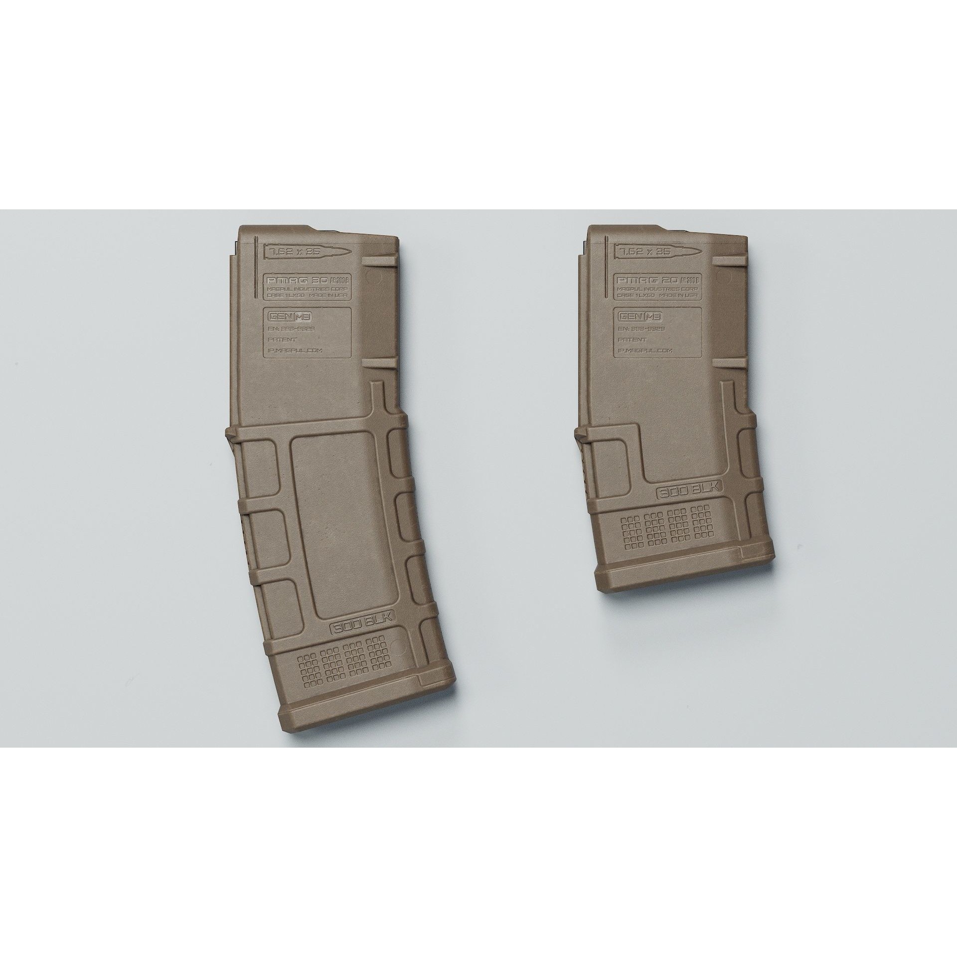 PMAG AR 300 B GEN M3 - Low-Poly Game-Ready 3D Model - View 4