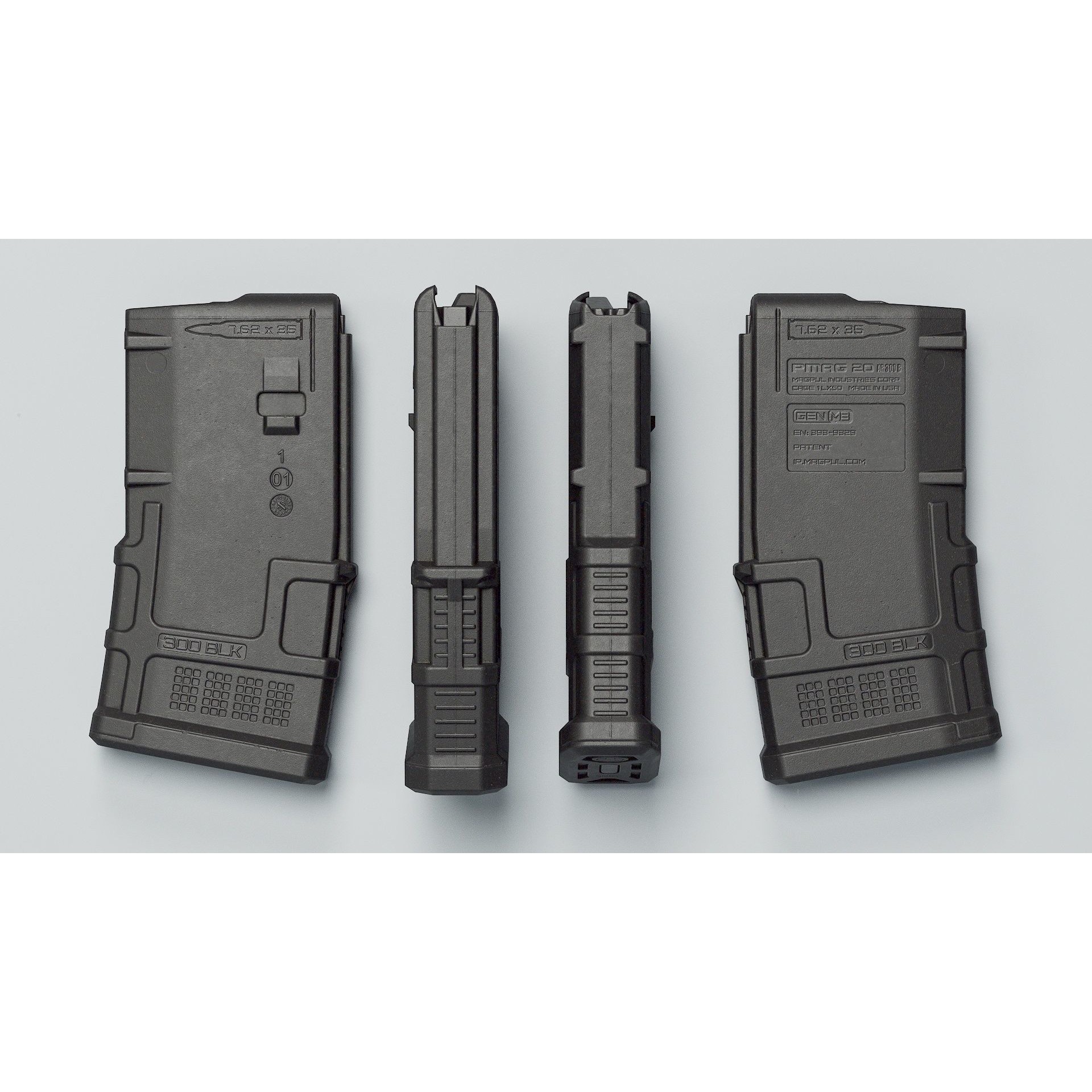 PMAG AR 300 B GEN M3 - Low-Poly Game-Ready 3D Model - View 7