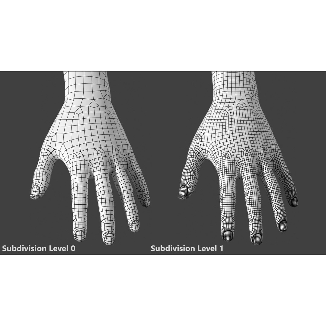 Stylized Female 3D Model – A-Pose Base Mesh, Game Ready, FBX - View 24