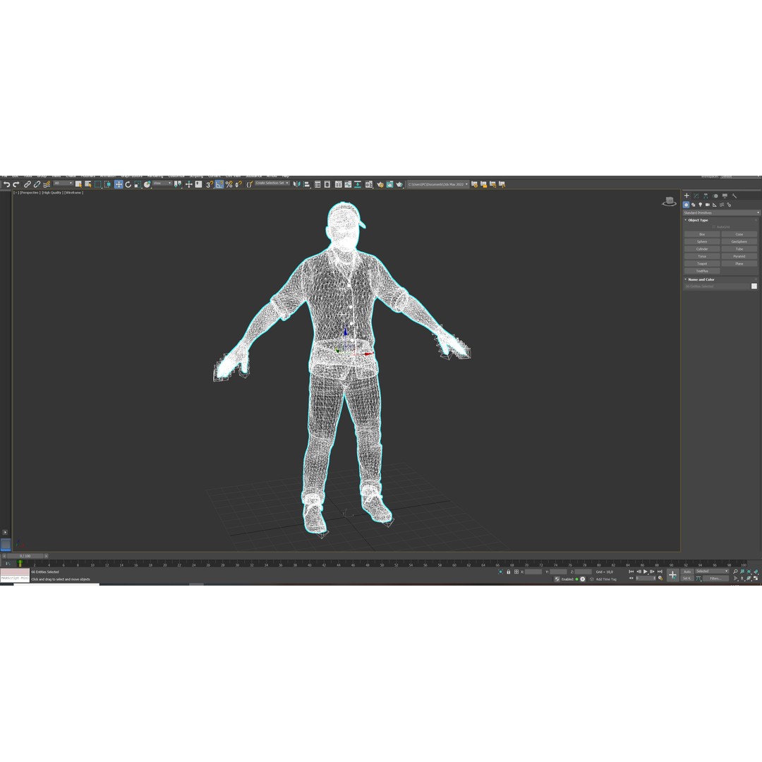 Urban Man 3D Model – Low Poly Rigged Character with Animations, FBX - View 17