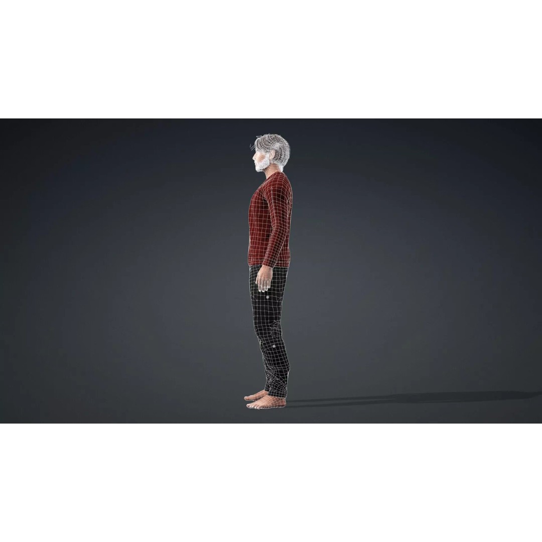 Realistic Male Character 3D Model – Game Ready, Rigged, FBX - View 15