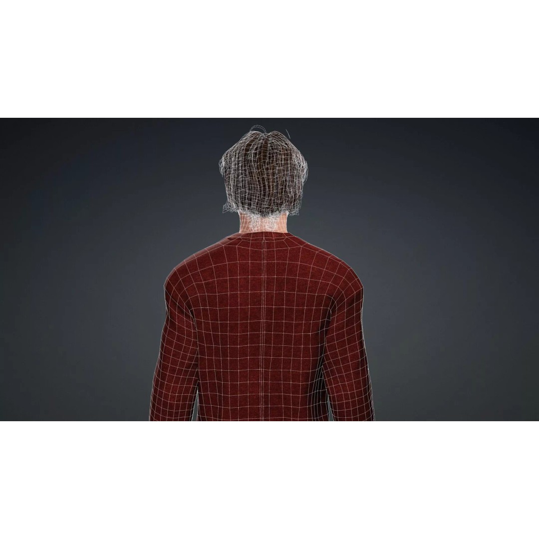 Realistic Male Character 3D Model – Game Ready, Rigged, FBX - View 17