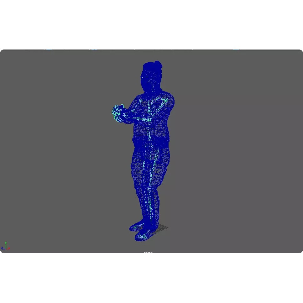 Realistic Chinese Dance Character 3D Model – Fully Rigged for UE5, FBX - View 21
