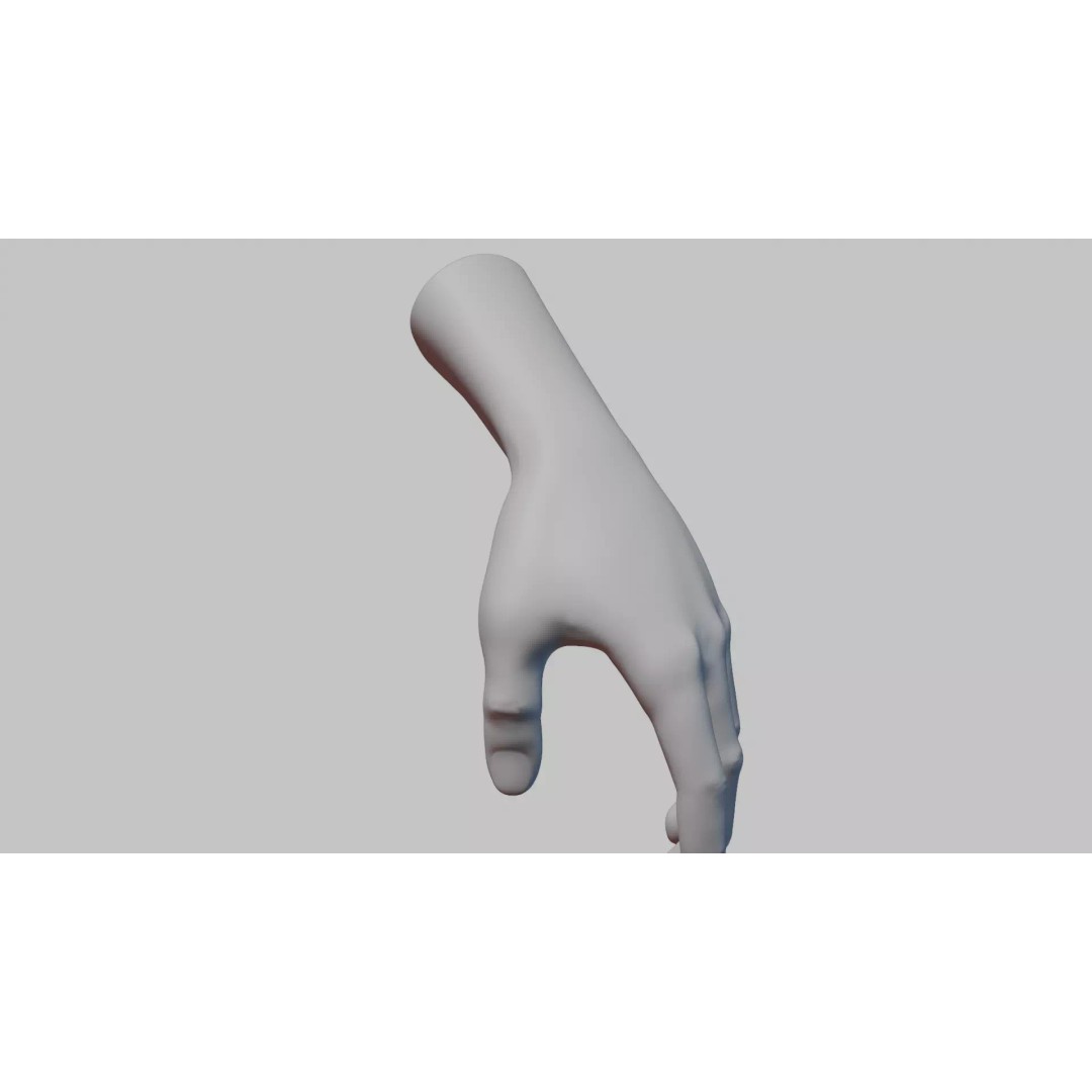 Realistic Dragon Tattoo Hands 3D Model – Detailed Male Hand Asset, FBX & Blender