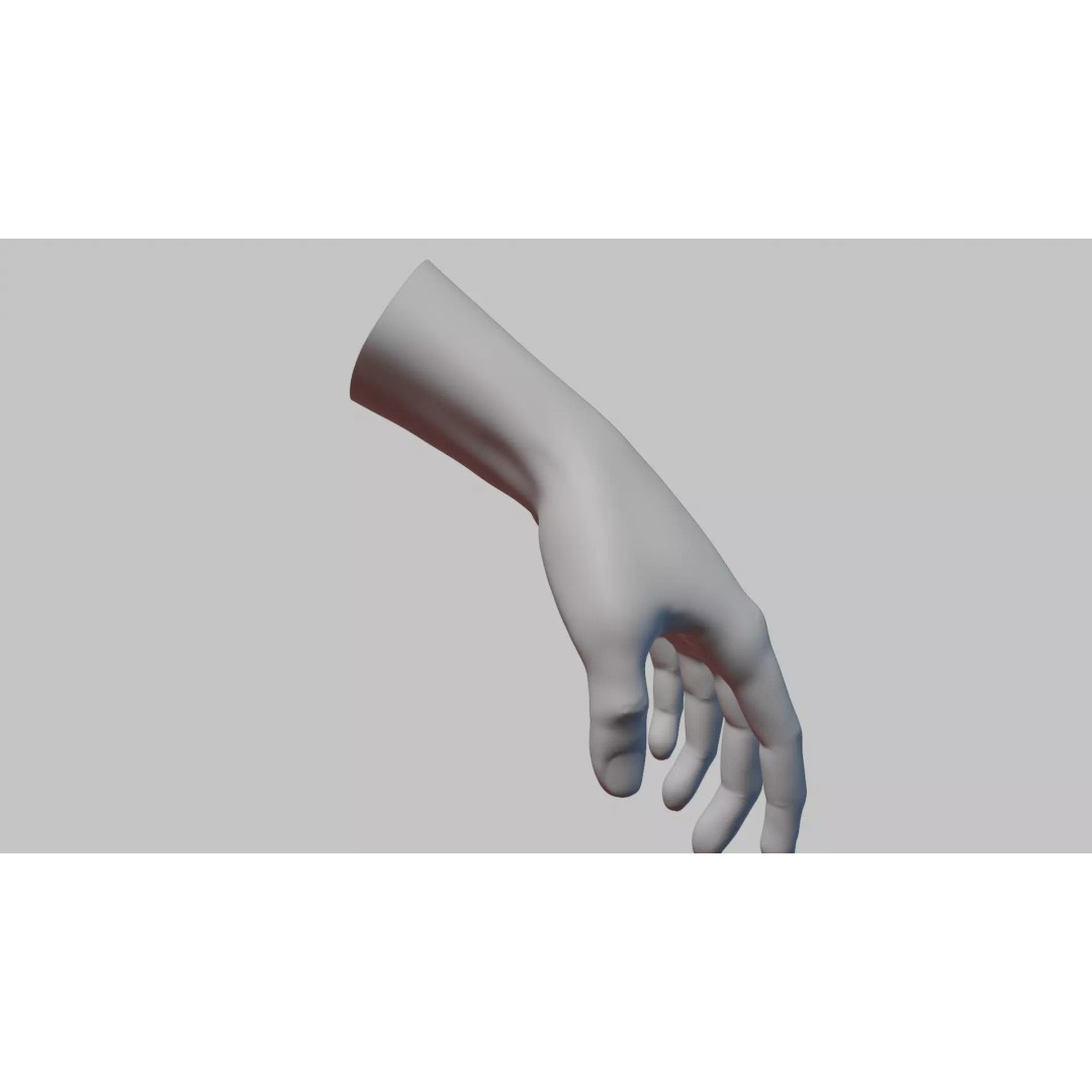 Realistic Dragon Tattoo Hands 3D Model – Detailed Male Hand Asset, FBX & Blender - View 103