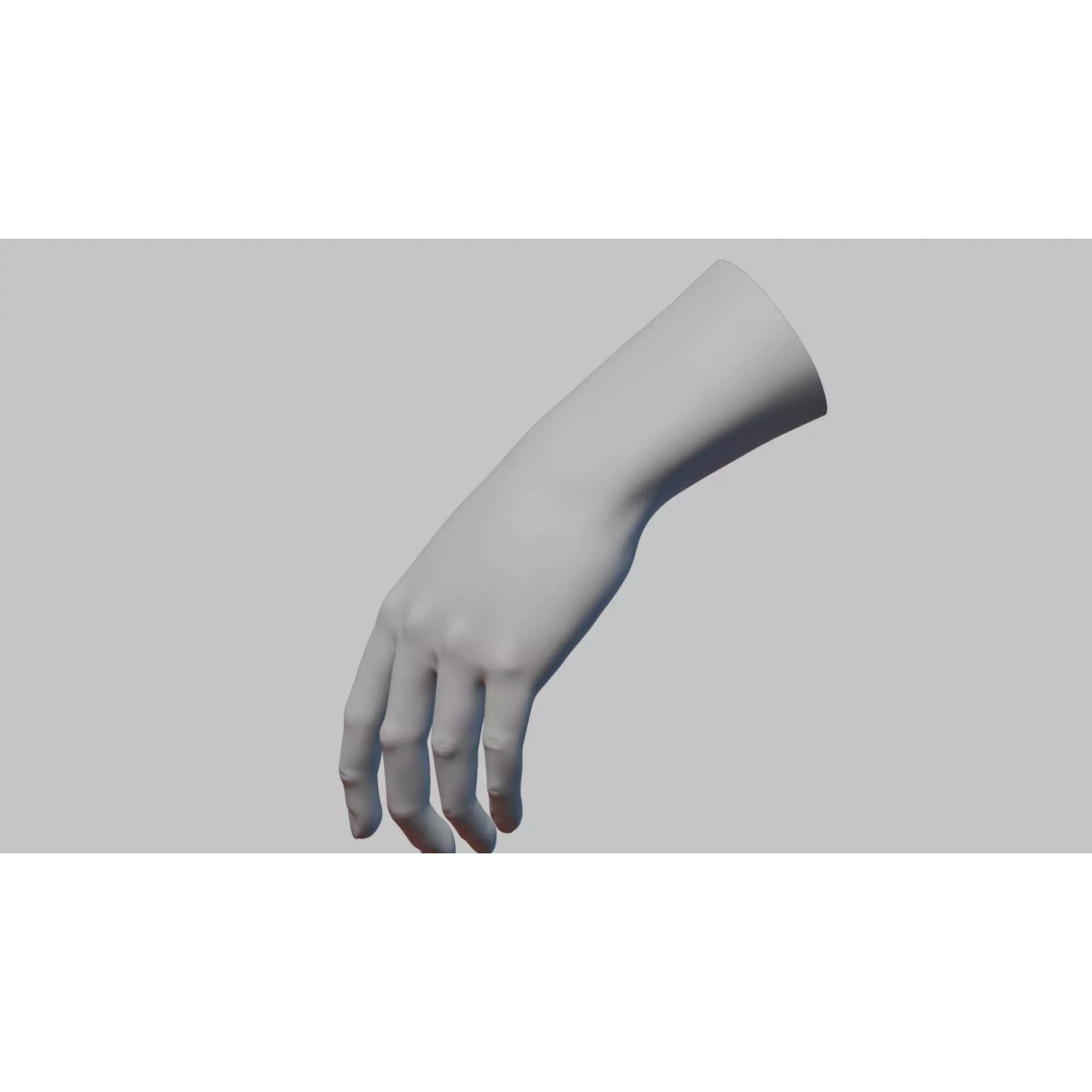 Realistic Dragon Tattoo Hands 3D Model – Detailed Male Hand Asset, FBX & Blender - View 108
