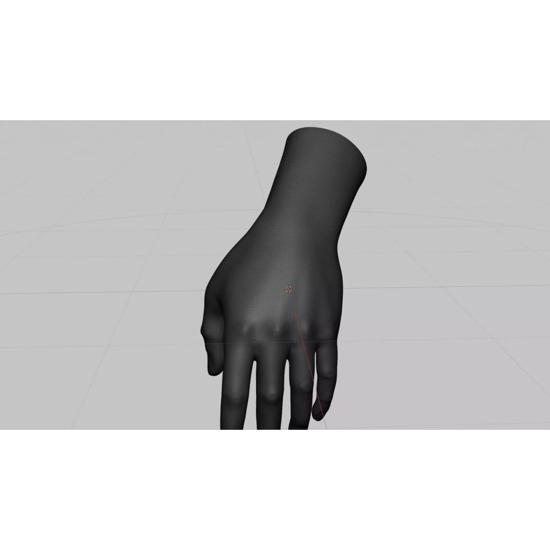 Realistic Dragon Tattoo Hands 3D Model – Detailed Male Hand Asset, FBX & Blender - View 119