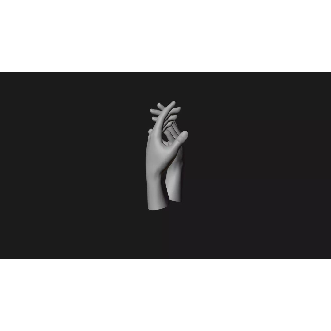 Realistic Dragon Tattoo Hands 3D Model – Detailed Male Hand Asset, FBX & Blender - View 27