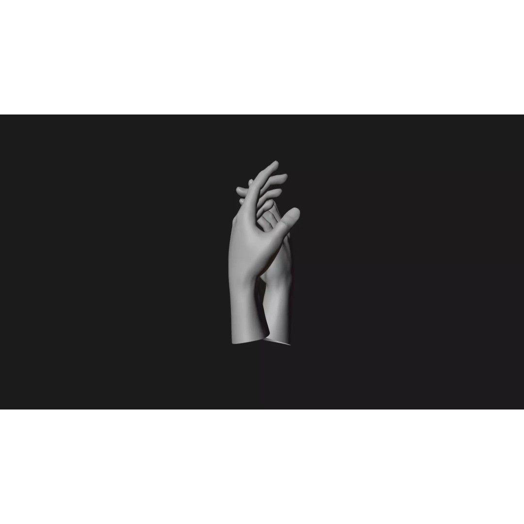 Realistic Dragon Tattoo Hands 3D Model – Detailed Male Hand Asset, FBX & Blender - View 29