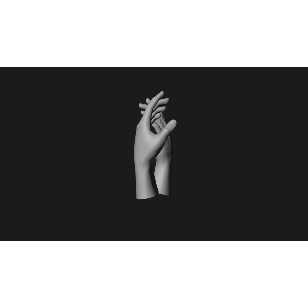 Realistic Dragon Tattoo Hands 3D Model – Detailed Male Hand Asset, FBX & Blender - View 35