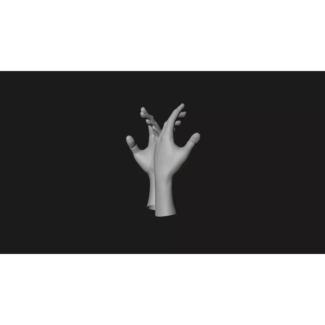 Realistic Dragon Tattoo Hands 3D Model – Detailed Male Hand Asset, FBX & Blender - View 54