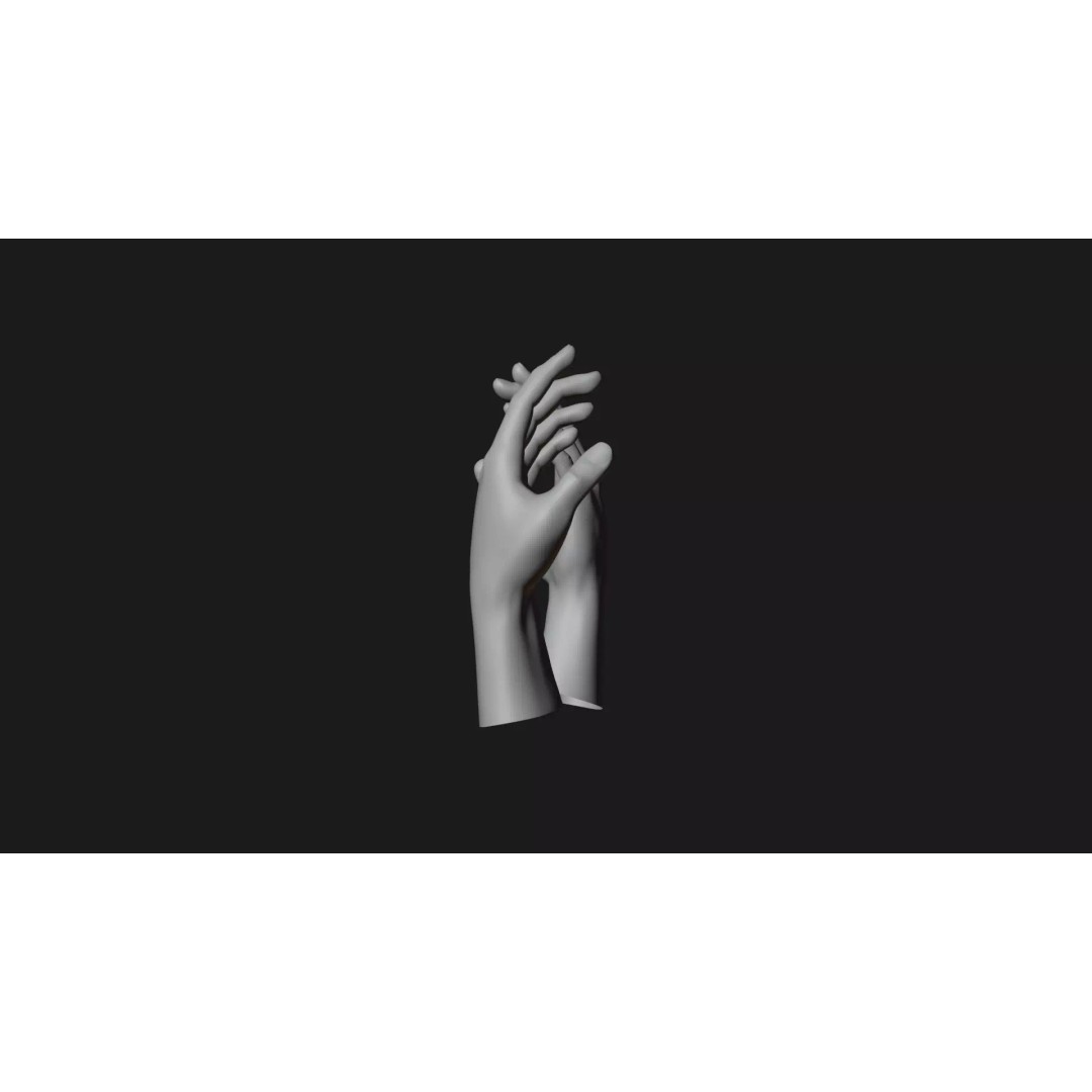 Realistic Dragon Tattoo Hands 3D Model – Detailed Male Hand Asset, FBX & Blender - View 61