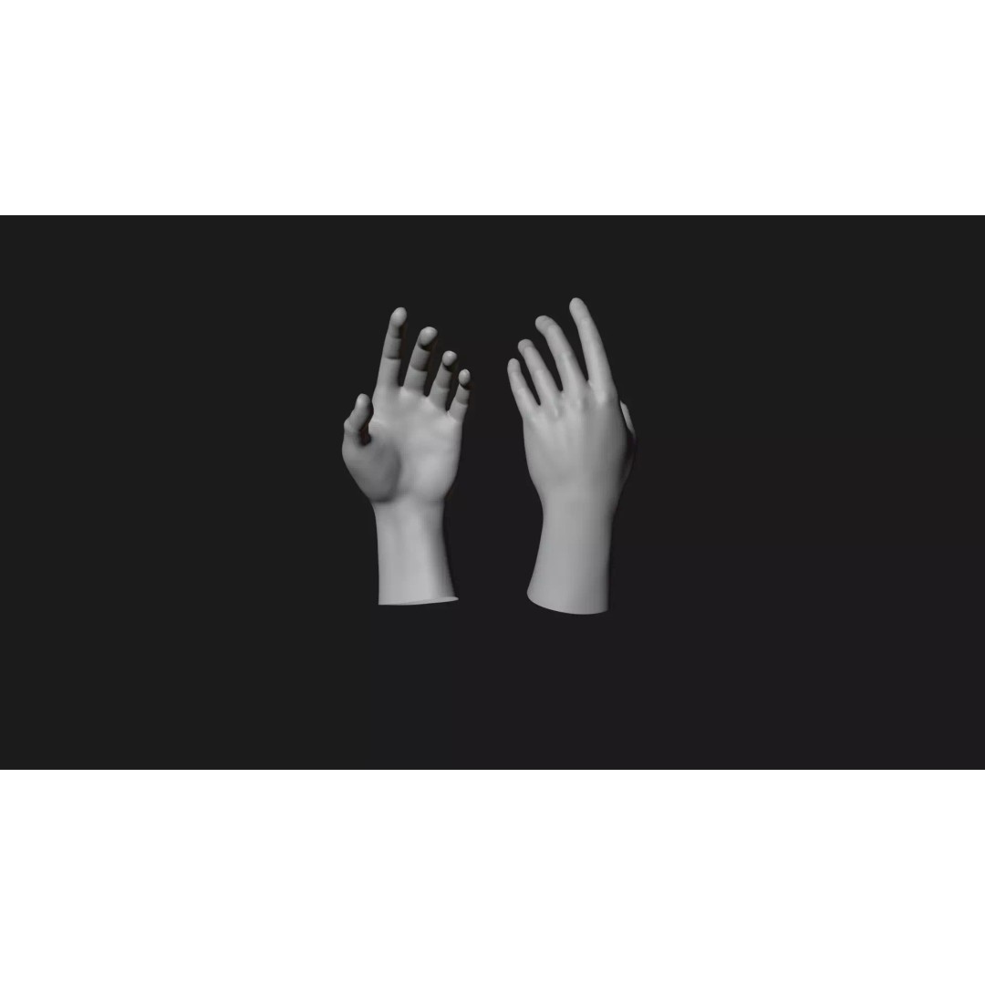 Realistic Dragon Tattoo Hands 3D Model – Detailed Male Hand Asset, FBX & Blender - View 64