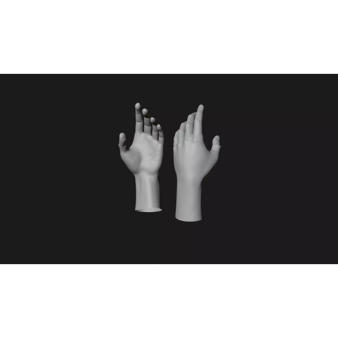 Realistic Dragon Tattoo Hands 3D Model – Detailed Male Hand Asset, FBX & Blender - View 78