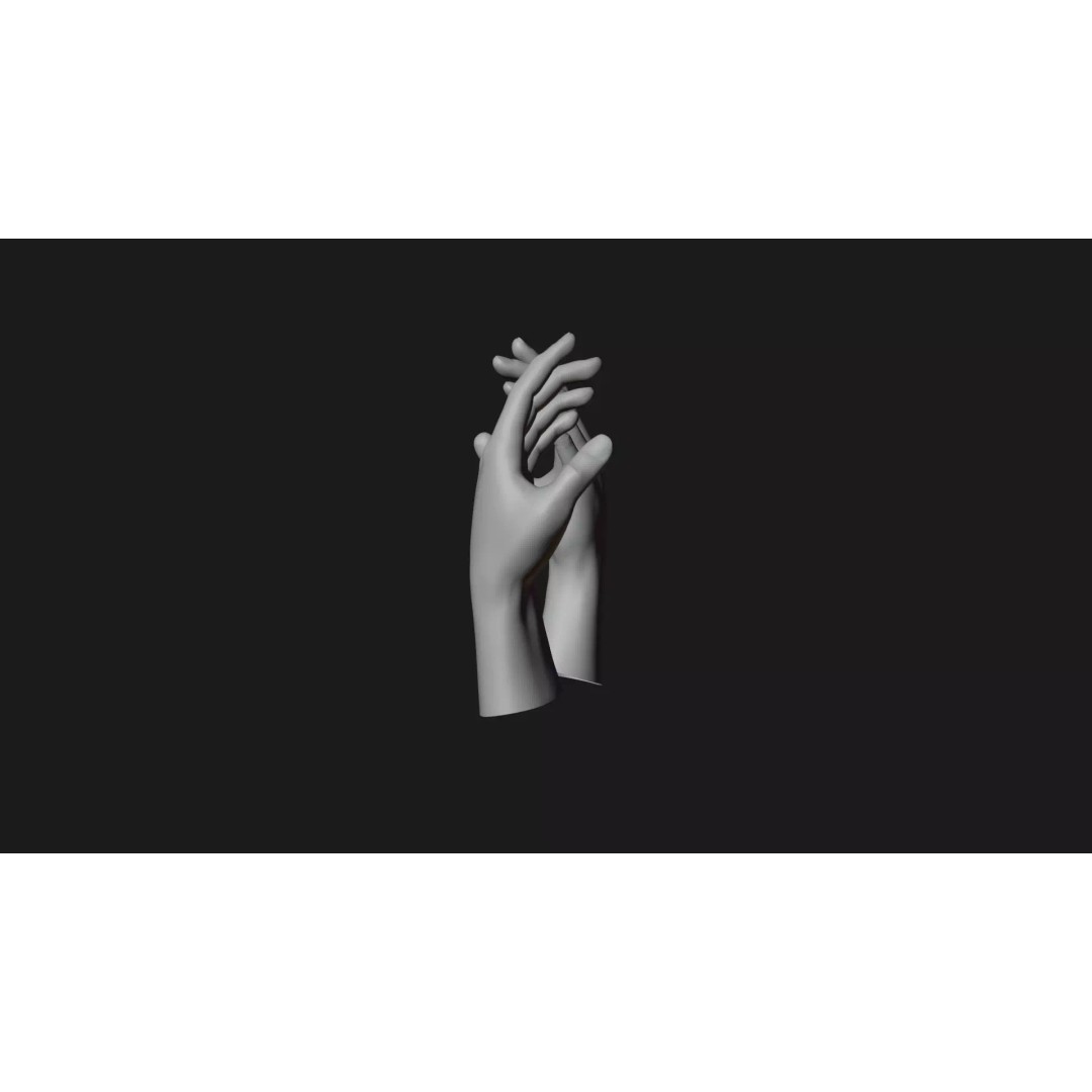 Realistic Dragon Tattoo Hands 3D Model – Detailed Male Hand Asset, FBX & Blender - View 80