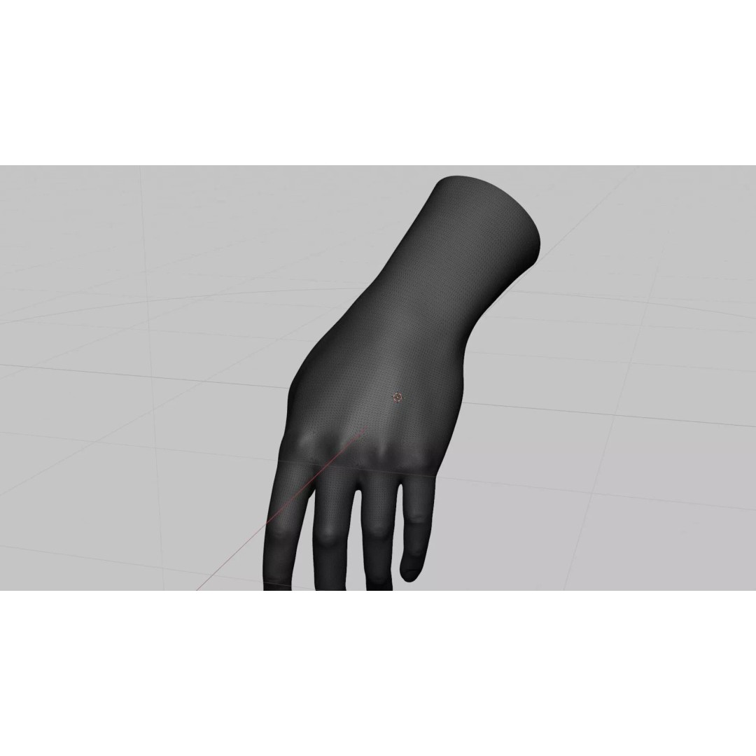 Realistic Dragon Tattoo Hands 3D Model – Detailed Male Hand Asset, FBX & Blender - View 97
