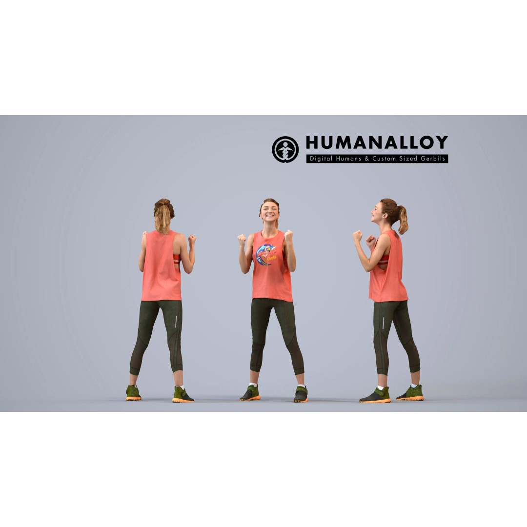 Basics0509 3D Model – Sport Character Set, FBX, PBR Textures - View 12